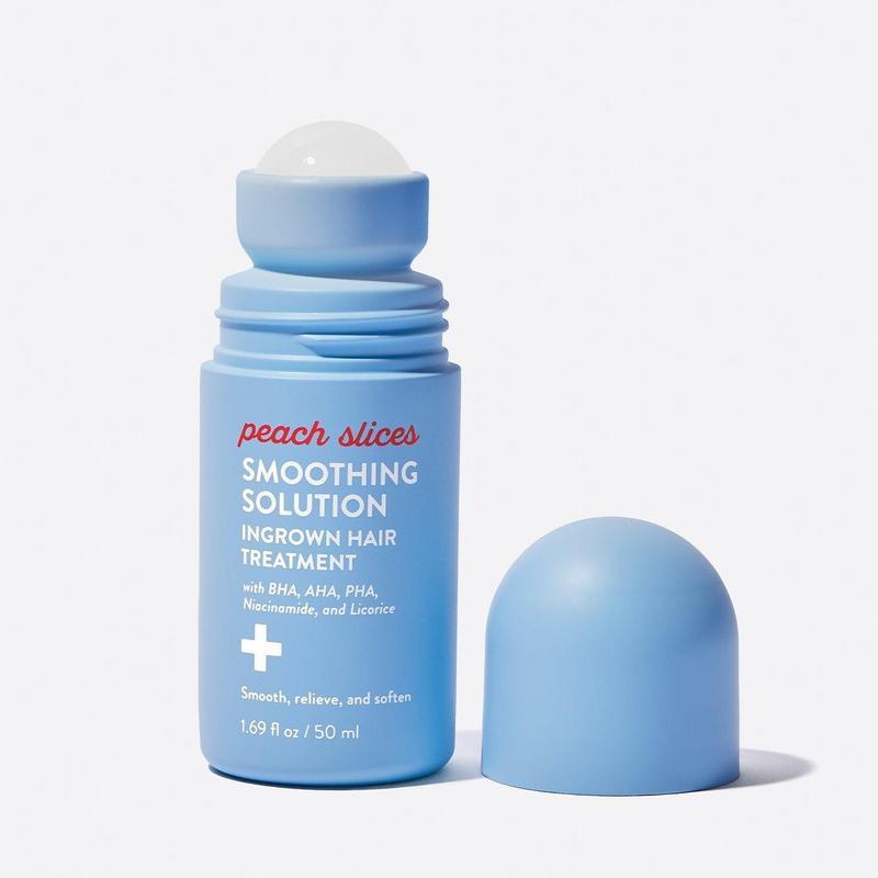 Peach Slices Smoothing Solution Ingrown Hair Treatment Glide Your Way To Silky-Smooth, Bump-Free Skin