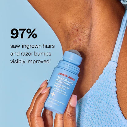 Peach Slices Smoothing Solution Ingrown Hair Treatment Glide Your Way To Silky-Smooth, Bump-Free Skin